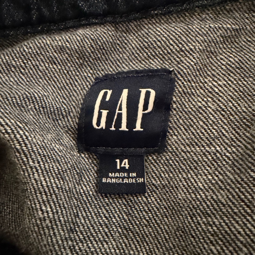 GAP Women's Denim Cargo Overall Jumpsuit - Picture 5 of 8